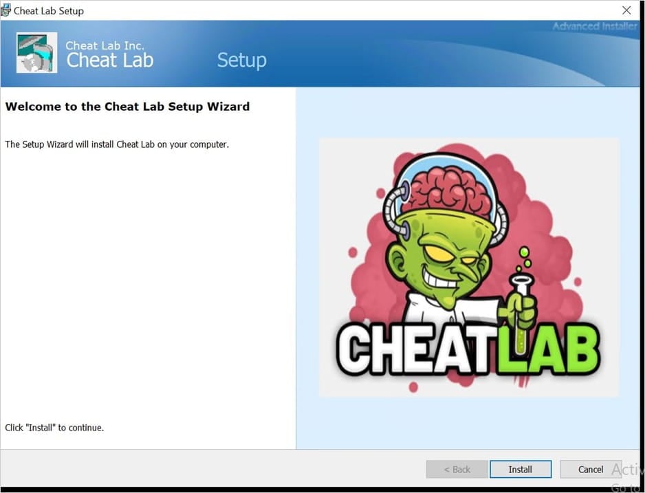 The fake CheatLab installer